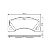 Колодки гальмівні дискові передні PORSCHE CAYENNE 2010- / VW TOUAREG 2010 (вир-во Bosch)